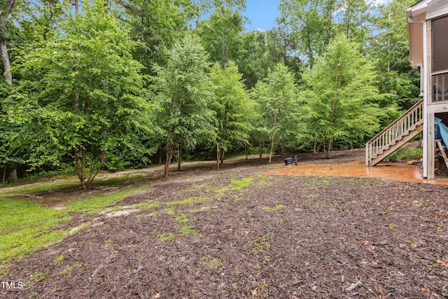 100 Lexington Ave, Zebulon, NC 27597 - view of yard with stairs