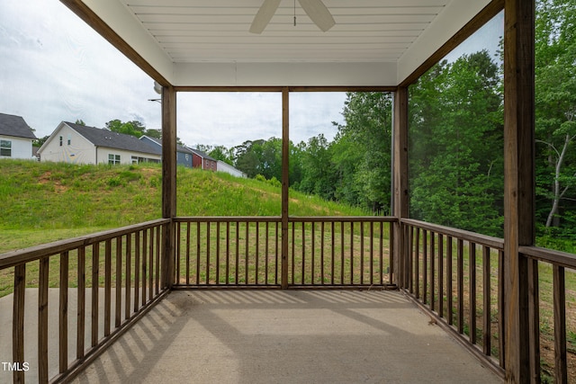 173 Forsyth Pkwy, Clayton, NC 27520 - balcony featuring ceiling fan