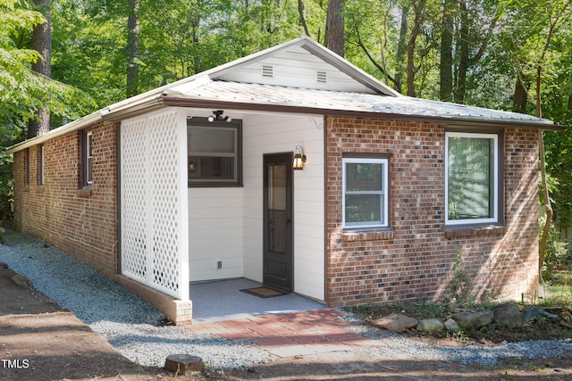 126 Barclay Rd, Chapel Hill, NC 27516 - view of front of home featuring brick siding