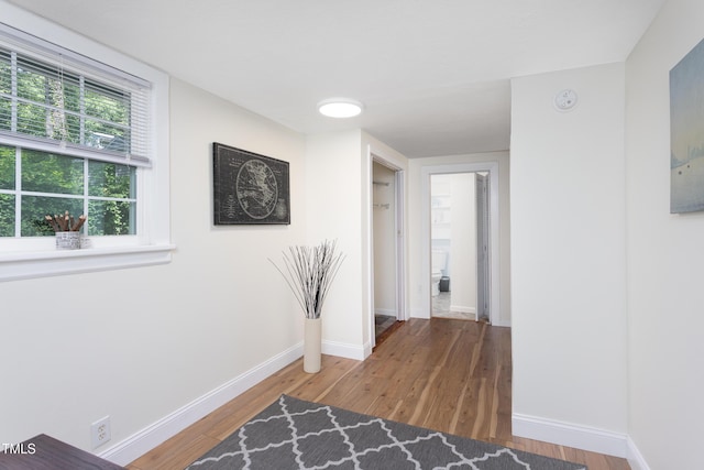 126 Barclay Rd, Chapel Hill, NC 27516 - hall with wood finished floors and baseboards