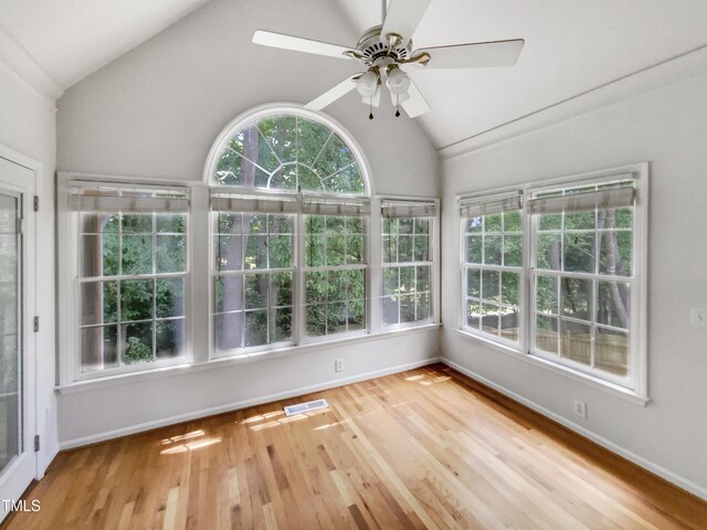 105 Crosswaite Way, Cary, NC 27518 - unfurnished sunroom with lofted ceiling