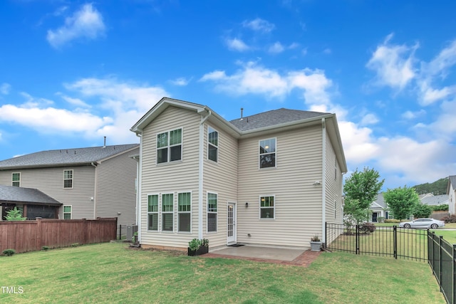 3449 S Beaver Ln, Raleigh, NC 27604 - rear view of property featuring a patio