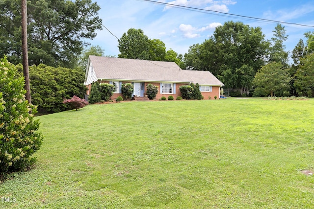 816 Miller Rd, Hillsborough, NC 27278 - single story home featuring a front yard and brick siding