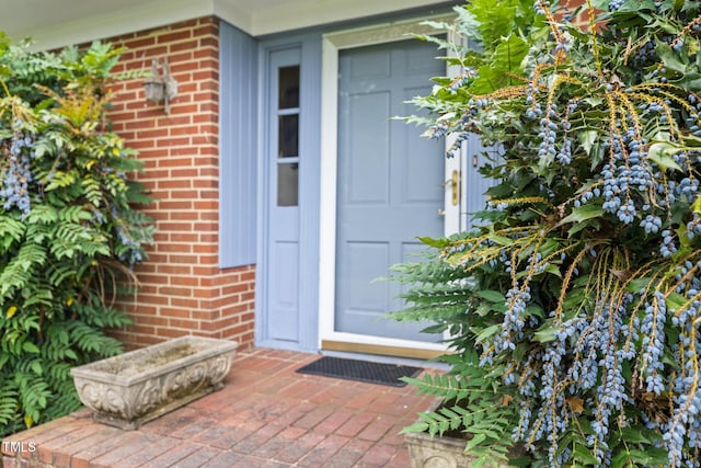 816 Miller Rd, Hillsborough, NC 27278 - view of exterior entry with brick siding