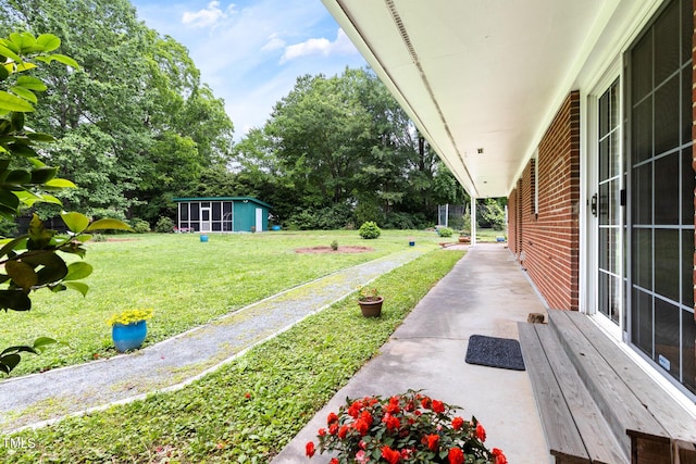 816 Miller Rd, Hillsborough, NC 27278 - view of grassy yard with view of wooded area