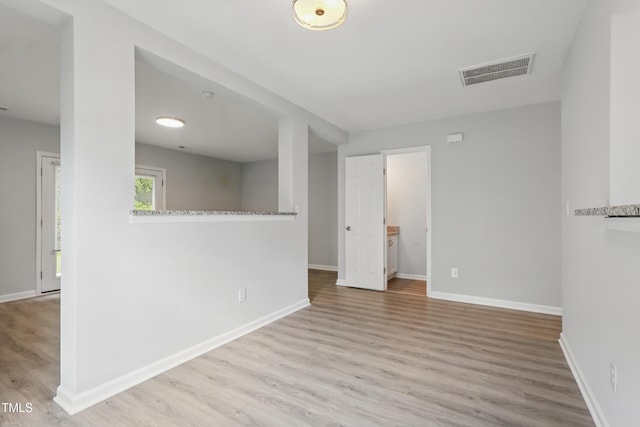 5408 Gunnette Dr, Raleigh, NC 27610 - spare room with wood finished floors and baseboards