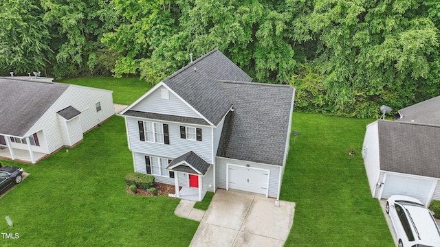 5408 Gunnette Dr, Raleigh, NC 27610 - view from above of property