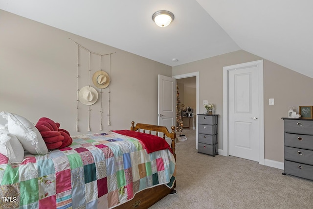 1374 Patriot Points Way, Fuquay Varina, NC 27526 - bedroom featuring light colored carpet and lofted ceiling
