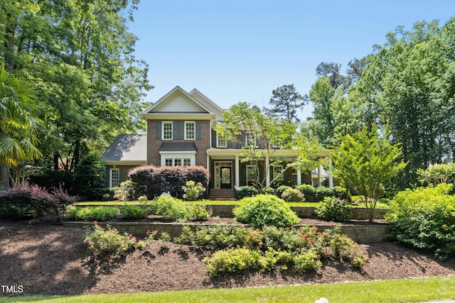 4021 Chaumont Dr, Apex, NC 27539 - view of front facade featuring brick siding