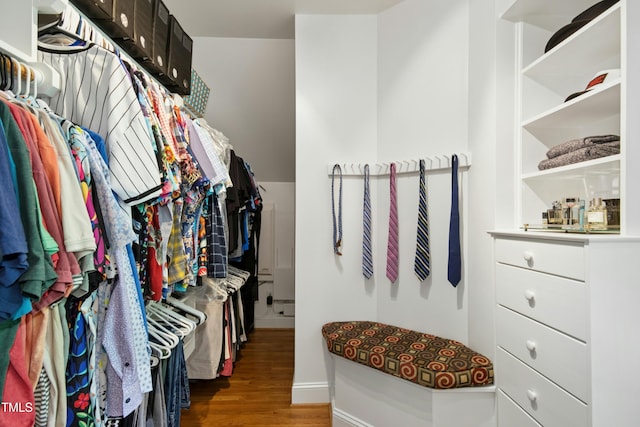 4021 Chaumont Dr, Apex, NC 27539 - walk in closet featuring wood finished floors
