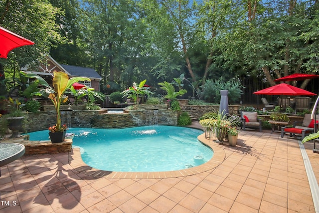 4021 Chaumont Dr, Apex, NC 27539 - swimming pool featuring a patio area