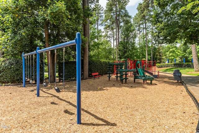 1149 The Preserve Trl, Chapel Hill, NC 27517 - communal playground featuring view of scattered trees