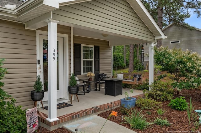 345 Pickett Cir, Vass, NC 28394 - view of porch
