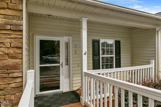 320 Madres Ln, Morrisville, NC 27560 - doorway to property with a porch
