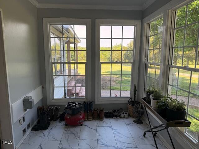 8365 Aaron Creek Church Rd, Oxford, NC 27565 - sunroom / solarium with healthy amount of natural light