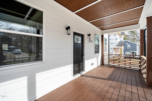 2517 Newbold St, Raleigh, NC 27603 - view of wooden porch