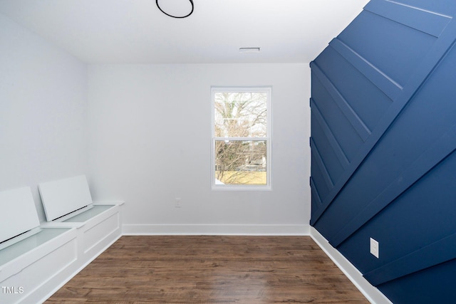 2517 Newbold St, Raleigh, NC 27603 - unfurnished room with dark wood finished floors and baseboards