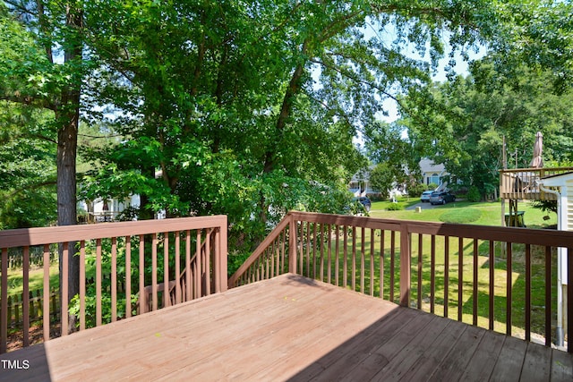 106 Gumdrop Path, Apex, NC 27502 - deck with a yard