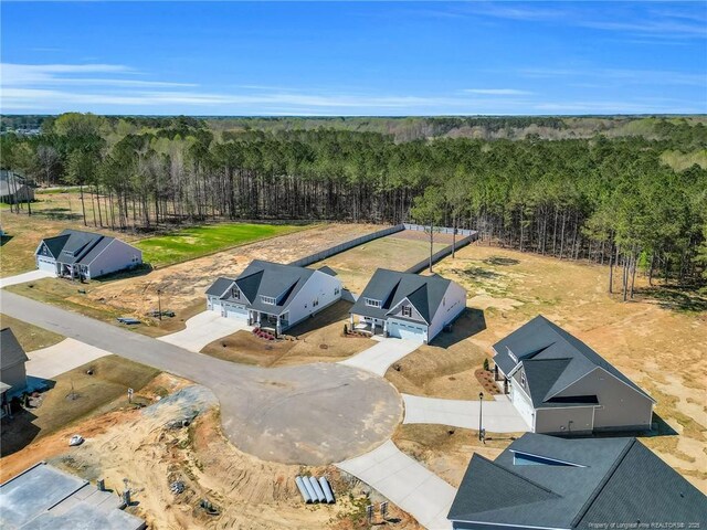 91 Laramie Ln, Selma, NC 27576 - bird's eye view of a heavily wooded area
