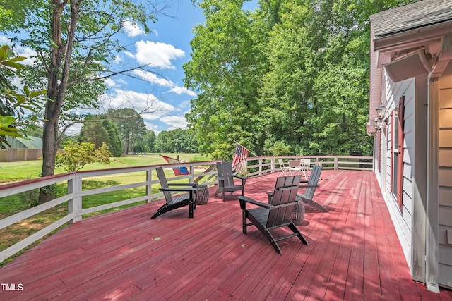 307 Country Club Dr, Durham, NC 27712 - view of wooden deck