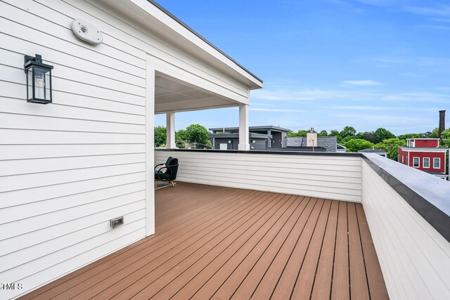 606 Velma Hopkins Ln, Raleigh, NC 27603 - view of deck