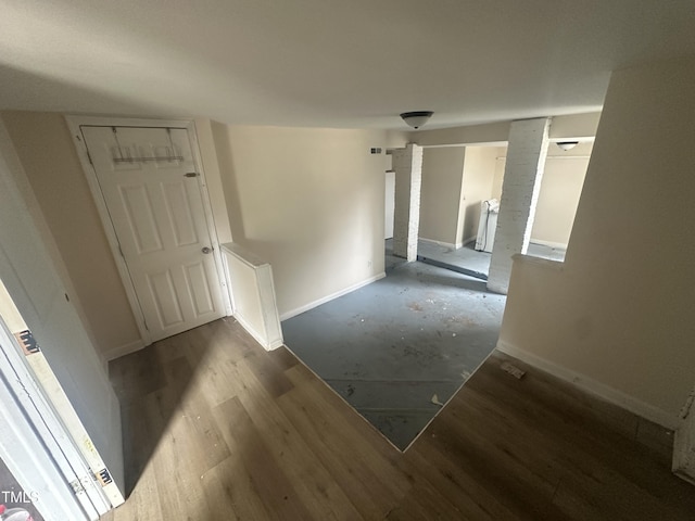 2503 Chapel Hill Rd, Durham, NC 27707 - empty room featuring baseboards and wood finished floors