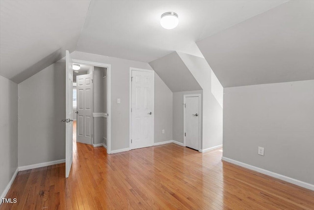 111 Mcdole Cir, Cary, NC 27511 - additional living space with light wood finished floors, lofted ceiling, and baseboards