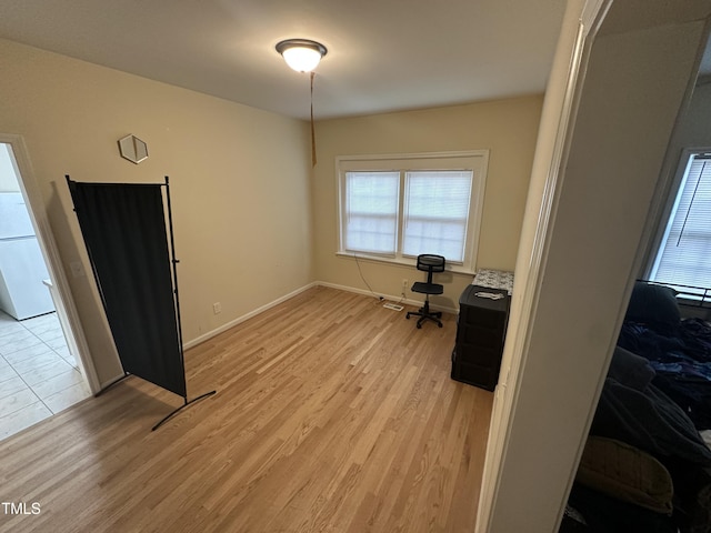 2505 Chapel Hill Rd, Durham, NC 27707 - unfurnished office with light wood-style flooring and baseboards