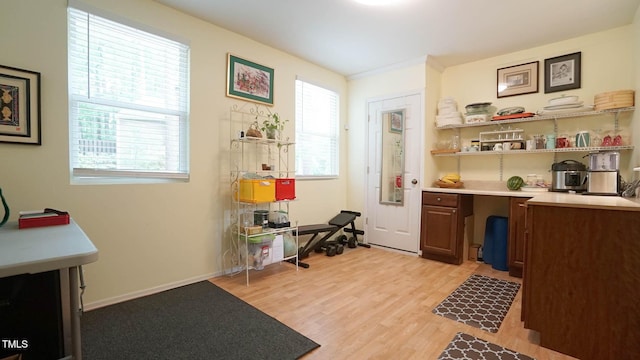 516 Ryan Rd, Cary, NC 27511 - office area with light wood finished floors