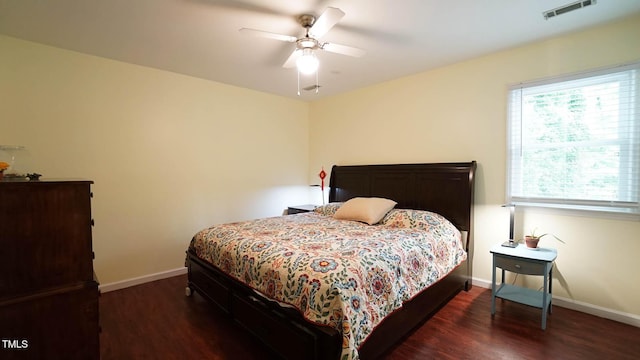 516 Ryan Rd, Cary, NC 27511 - bedroom featuring wood finished floors, baseboards, and a ceiling fan