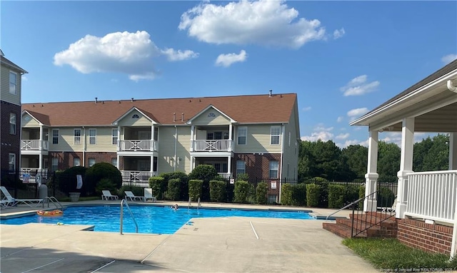 330 Bubble Creek Ct Unit 8, Fayetteville, NC 28311 - community pool featuring a patio