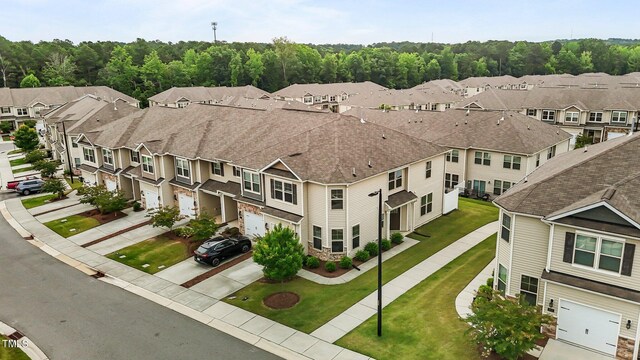 1102 Latitude Dr, Durham, NC 27713 - aerial perspective of suburban area