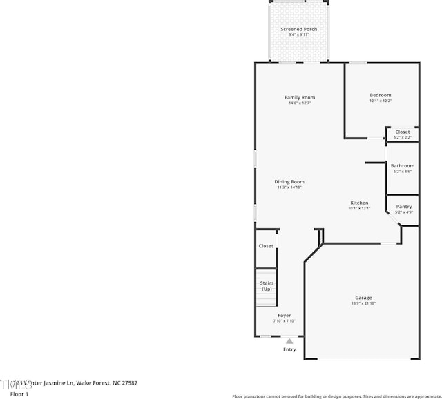 1725 Winter Jasmine Ln, Wake Forest, NC 27587 - home floor plan