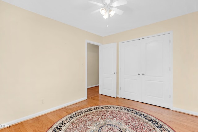 3027 Maple Ave Unit A-1, Burlington, NC 27215 - unfurnished bedroom featuring light wood-type flooring and baseboards