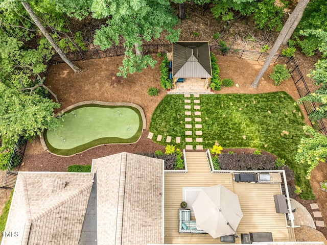410 Mountain Laurel, Chapel Hill, NC 27517 - aerial view of property and surrounding area
