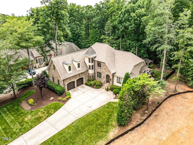 410 Mountain Laurel, Chapel Hill, NC 27517 - aerial view of property and surrounding area