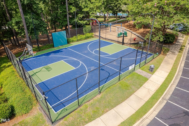 410 Mountain Laurel, Chapel Hill, NC 27517 - view of sport court with community basketball court