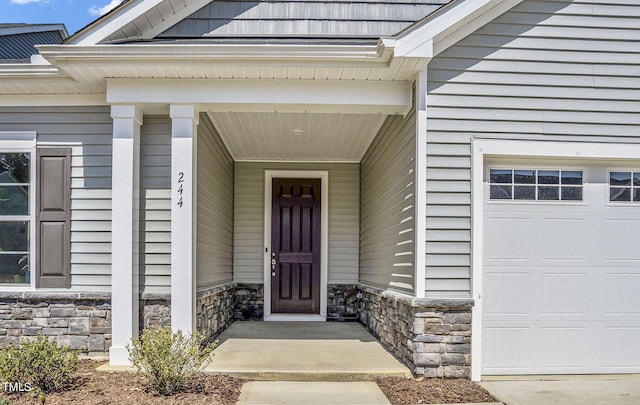 244 Chateau Way, Angier, NC 27501 - view of exterior entry with stone siding