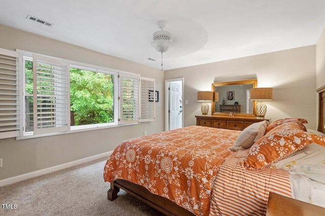 4329 Hawksong Pl, Cary, NC 27518 - bedroom with baseboards, carpet flooring, and ceiling fan