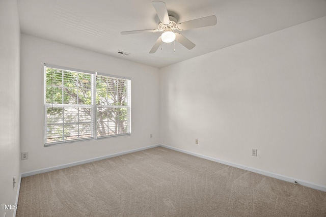 8151 Rhiannon Rd, Raleigh, NC 27613 - empty room featuring carpet and ceiling fan