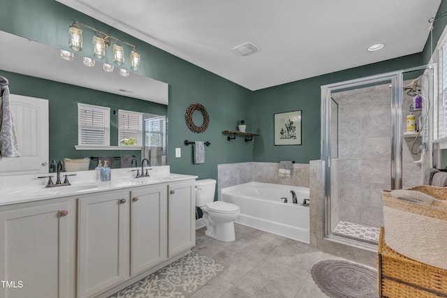 533 Duchart Ln, Fuquay Varina, NC 27526 - full bath featuring a garden tub, toilet, a stall shower, and double vanity