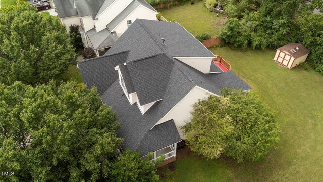 1604 Carnation Dr, Durham, NC 27703 - aerial view of property and surrounding area