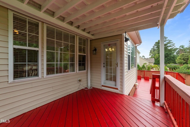 1604 Carnation Dr, Durham, NC 27703 - view of wooden deck