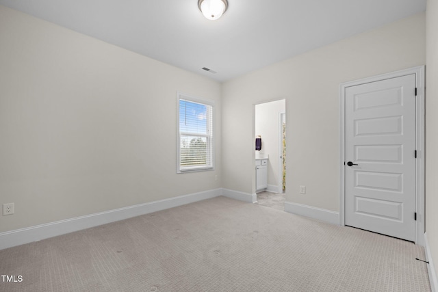 3053 Roy Ct, Apex, NC 27523 - unfurnished bedroom with light colored carpet and ensuite bath