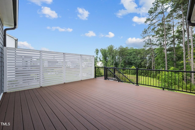 3053 Roy Ct, Apex, NC 27523 - view of wooden deck