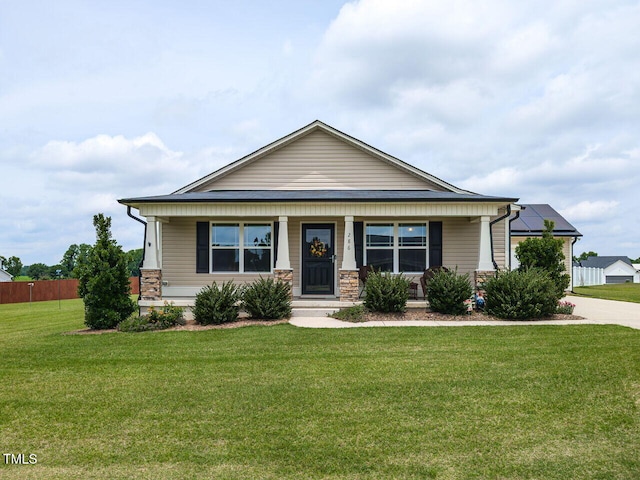 286 Beaver Tavern Dr, Benson, NC 27504 - craftsman house featuring covered porch