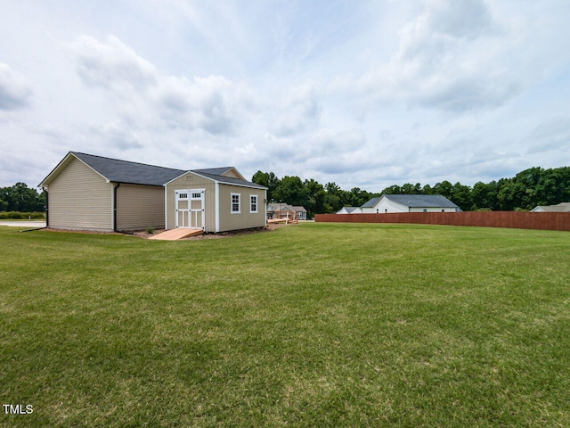 286 Beaver Tavern Dr, Benson, NC 27504 - view of yard with an outdoor structure
