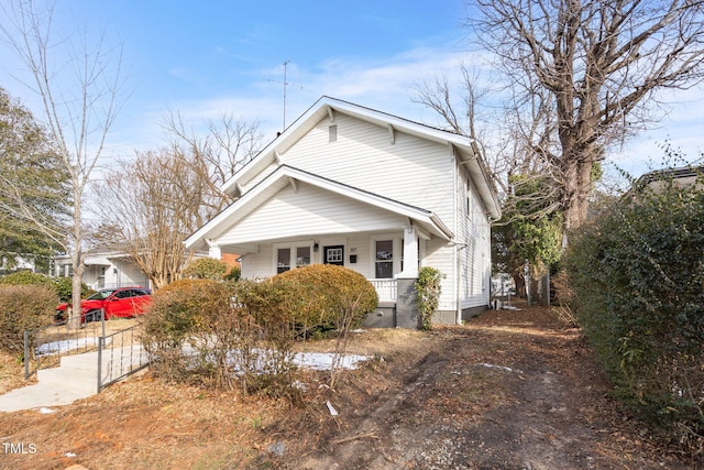 507 Price Ave, Durham, NC 27701 - view of front of property with a porch