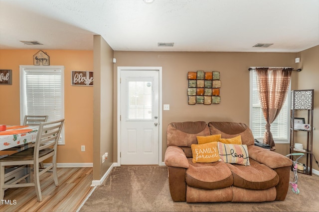 1515 Mack St, Spring Lake, NC 28390 - entrance foyer featuring plenty of natural light, baseboards, and carpet floors