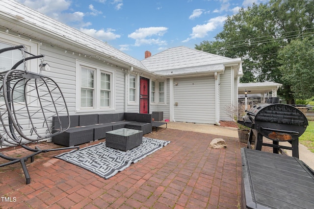 532 N Oneil St, Clayton, NC 27520 - view of patio / terrace featuring an outdoor hangout area and grilling area